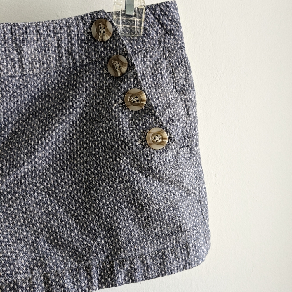 Life in Progress Retro Sailor Style Button Up Shorts - Picture 3 of 7